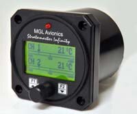MGL Avionics Infinity range of 2.25" aircraft instruments.